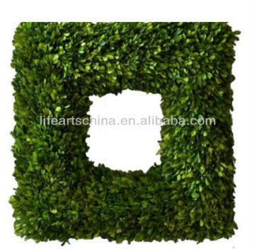 16"Preserved natural boxwood wreath