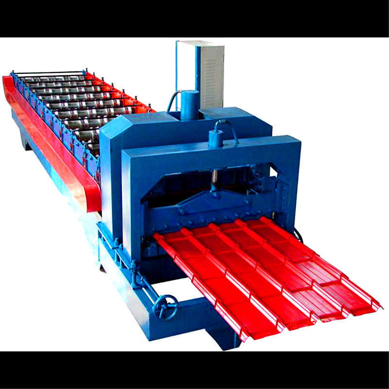 glazed tile roofing sheet roll forming machine