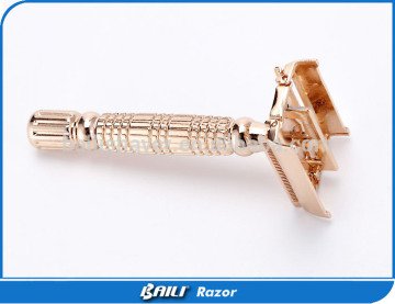 Baili gold razor wet shave razor