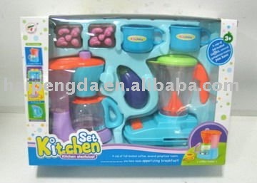 toys blender and coffee machine