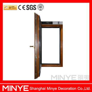 aluminum electric window with blinds/sound proof window with blinds