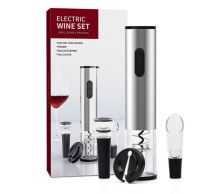 Battery Powered Electric Wine Bottle Corkscrew Opener Set