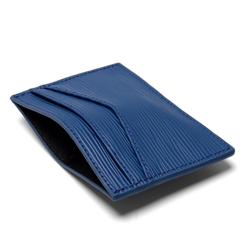 Blue Epi Pattern Бесплатная настройка Slim Card Holder