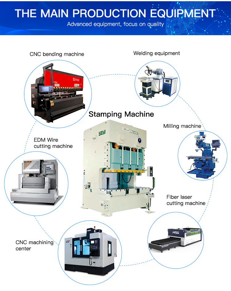 Professional factory customizable metal buckles spring clips stamping fabrication