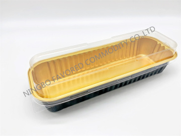 medium size rectangle smoothwall foil containers