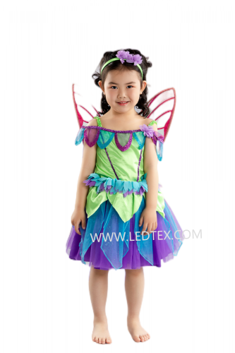 Garden Fairy kostymer med vinge och pannband