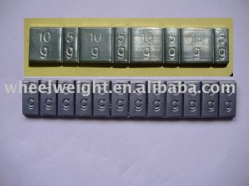 Pb(lead) stick-on/adhesive wheel weights H2