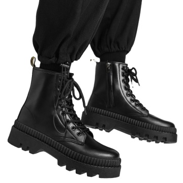 Men's High Top Safety Boots - Spring Summer Marting Boots Huizhou Tactical Combat Boots