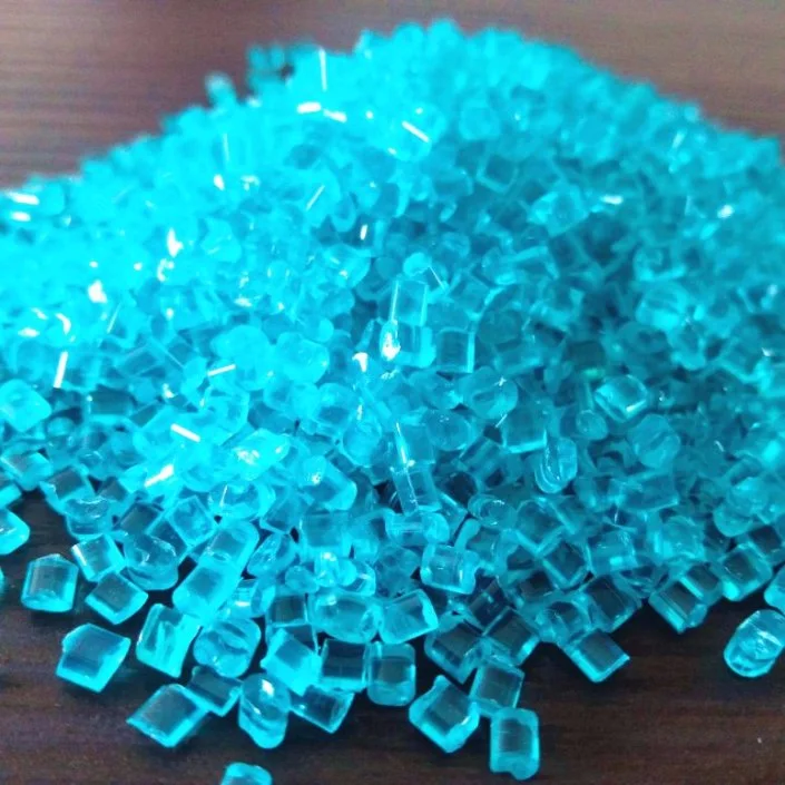 Plastic Blue Transparent Masterbatches for Injection Molding, Extrusion, Blown Molding Customized