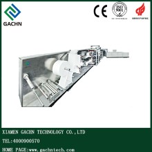 The servo wet wipes production line, making and packing machine, left to right direction