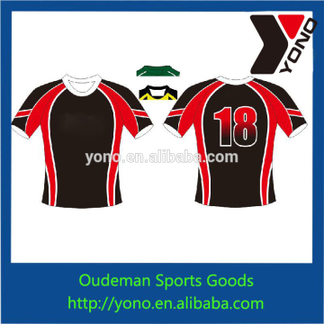 Custom tight fit rugby jersey team wear