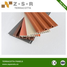 Terracotta wall tiles for facade use