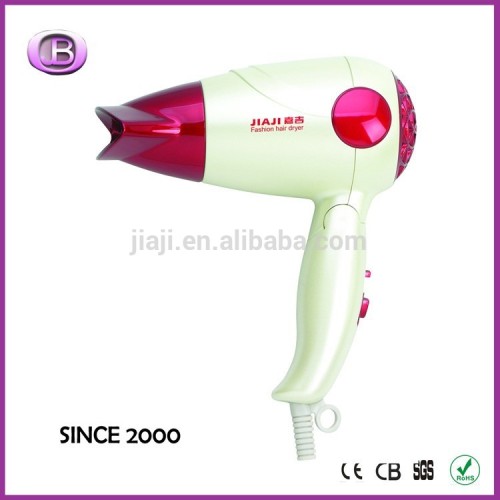 Jiebo travel ceramic tourmaline ionic hair dryer