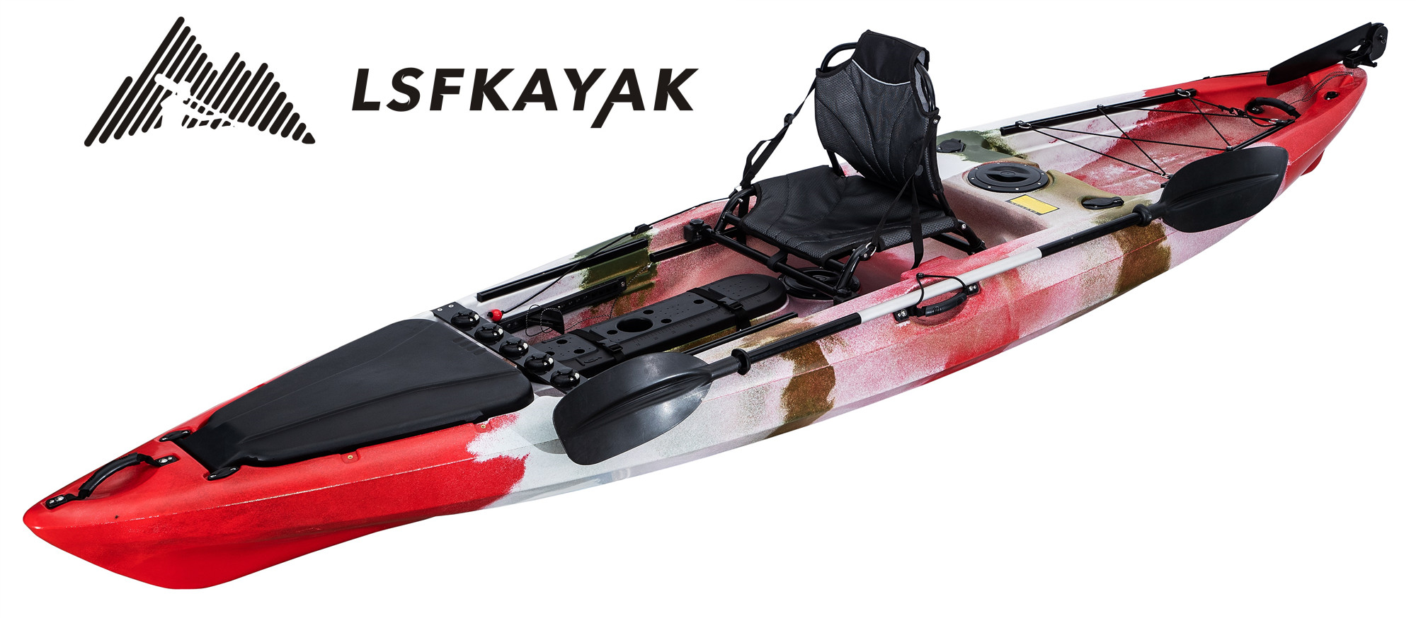 13ft stand up single seat sit on top fishing kayak with frame alu seat,kayak fishing for sale