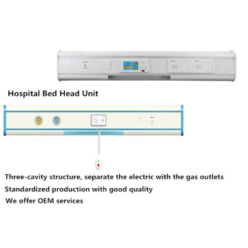 Niski koszt Ward Hospital Bed Head Console