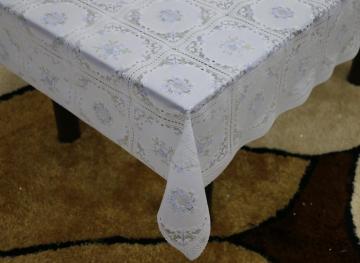 wash Printed pvc lace tablecloth by roll