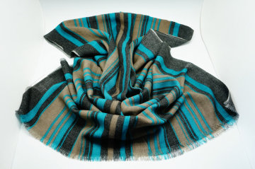 2022 Multi Color Men's Shawl Print Wool Scarf
