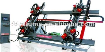 CNC Four Heads Aluminum Window Door Corner Combining Machine