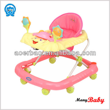 The newest high quanlity Folding Iron Baby Walker with music