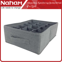 NAHAM foldable fabric drawer dividers organizer for socks underwear