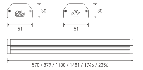 3000K Aluminum LED Tube Light