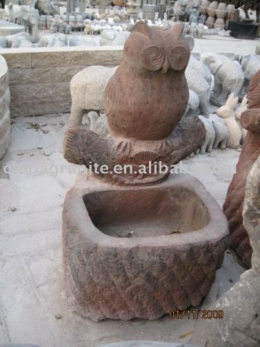 sandstone fountain carvings