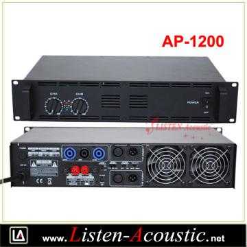 AP-1200 Professional 2x600W Power Analog Amplifier