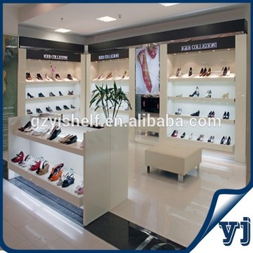 Customized white shoes display rack/high heels shoes rack