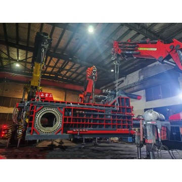 Enfardadeira hidráulica de metal para serviços pesados avançada