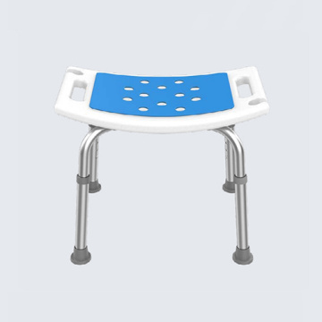 Aluminum height adjustable safety bathroom shower chair