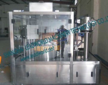 automatic tomato paste pouch filler screw capper