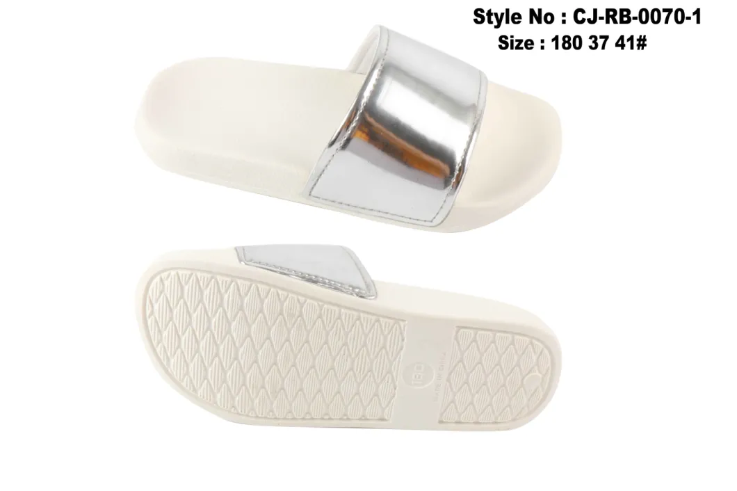 Latest PVC Upper Slippers Women Summer Casual Slipper EVA Sole