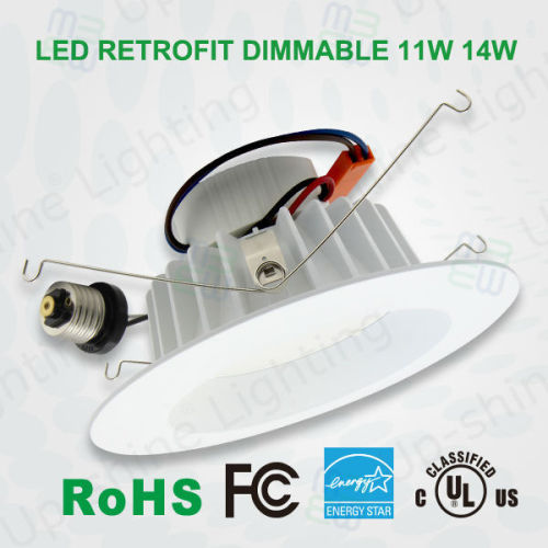 5 year warranty 6 inch led recessed retrofit UL ES cUL downlight high quality factory price