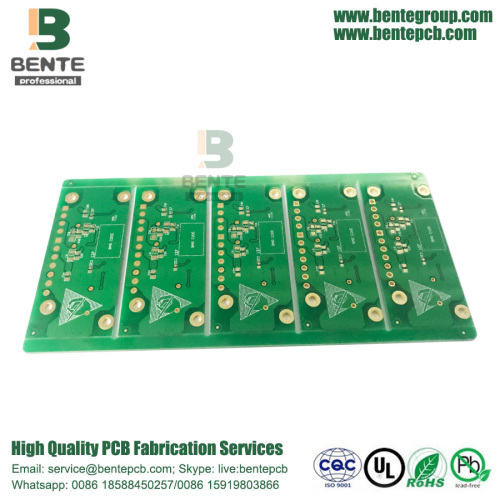 Duas camadas Quickturn PCB Thick Gold