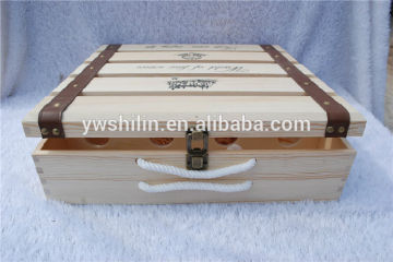 wooden wine presentation boxes / hinged wooden wine bottle boxes / handmade wooden wine boxes