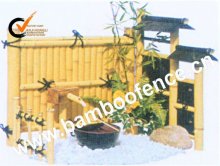 natural bamboo panel for garden decoration