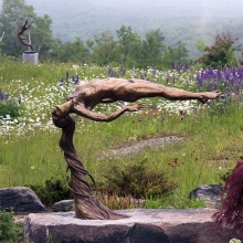 Creative decoration cast bronze craft figure statue outdoor