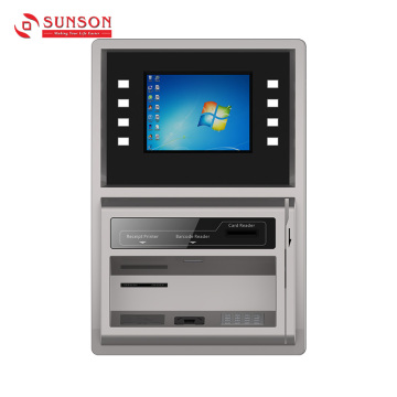 Kertu Bank Wall-mount ATM Non-awis karo AD Player