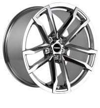 Silver polish aluminum wheel hub