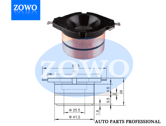 233787 Alternator Slip Ring 25 6mm Id X41 00mm Od