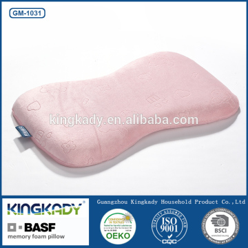 KINGKADY Good Quality BASF Memory foam Health Care Baby Pillow/Memory Foam Baby Pillow Flat Head