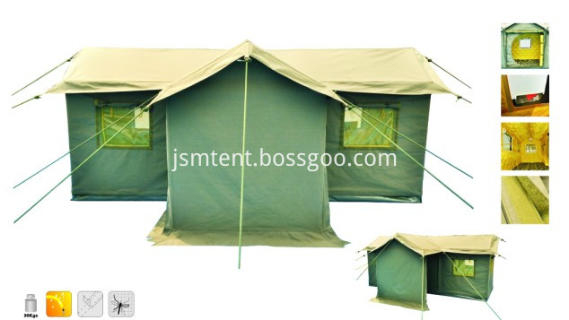 Canvas disaster relief tent refugee tent 