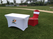 Printed spandex table cover, printing table cloth