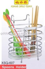 with plastic tableware holder