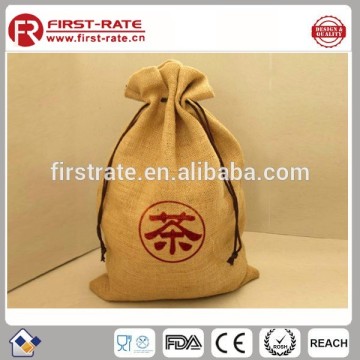 Customized recycle burlap shopping bag