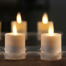 Long Lasting Decorative Flicker Dancing Flame luminara rechargeable candle