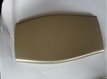 Mobile round gold power supply shell