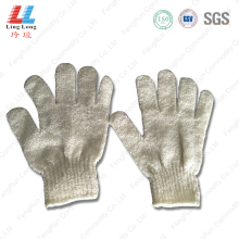 White bath wash gloves moisturizing body gloves