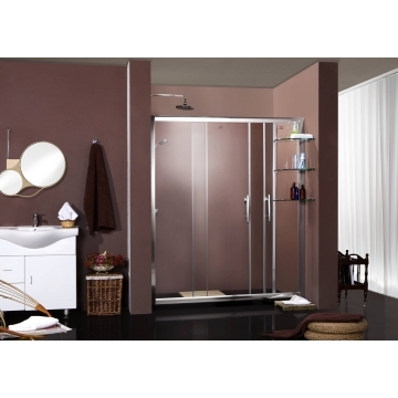 Sliding Door With Side Panel Shower Enclosures