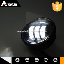 4.5'' smart car fog lights motorcycle fog light black chrome fog light cover 30w